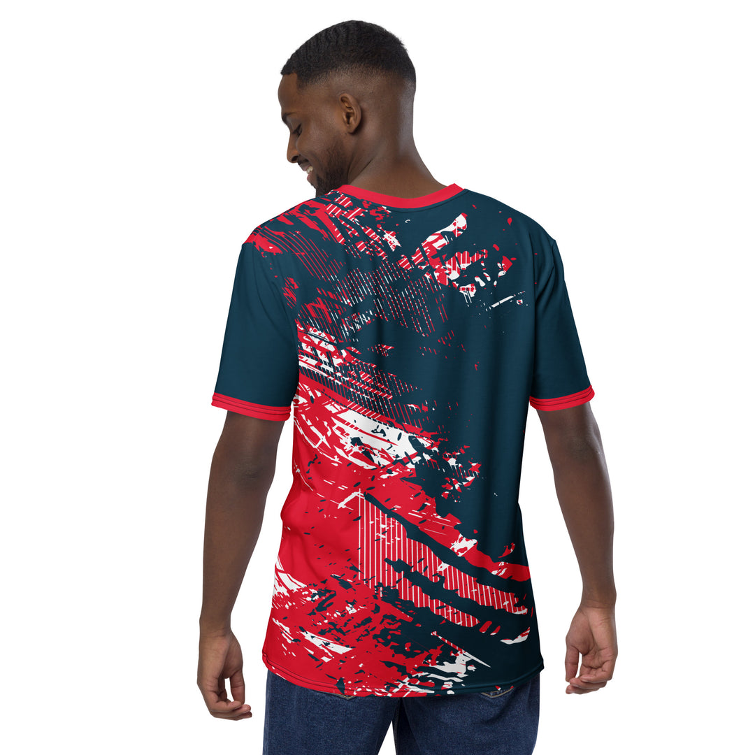 Premium Men's Jersey - Blue-Red Duel