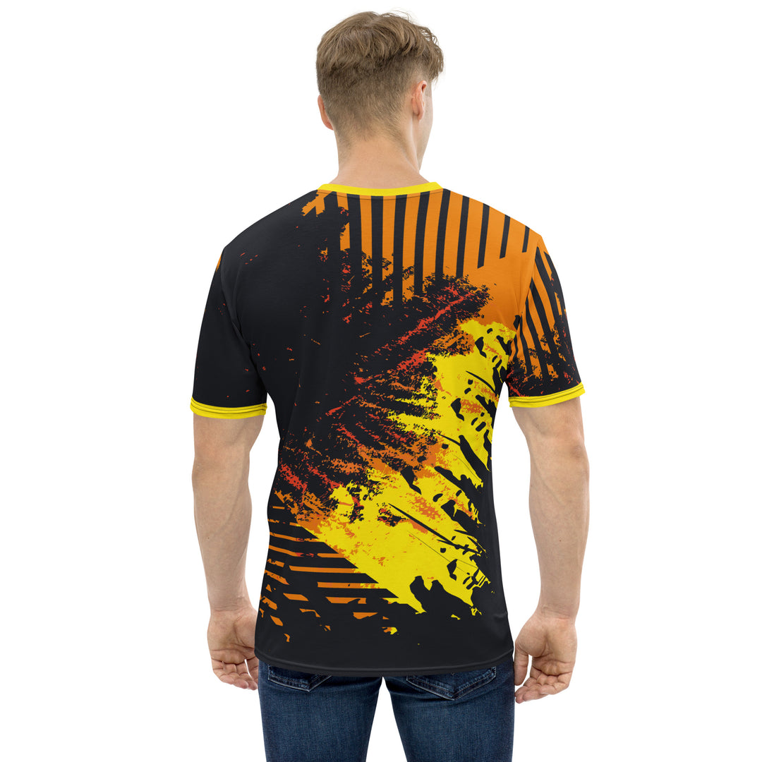 Premium Men's Jersey - Black-Yellow Walk