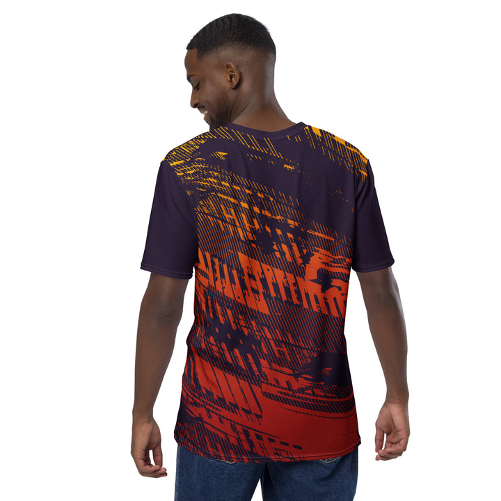 Premium Men's Jersey - Purple-Orange Ride