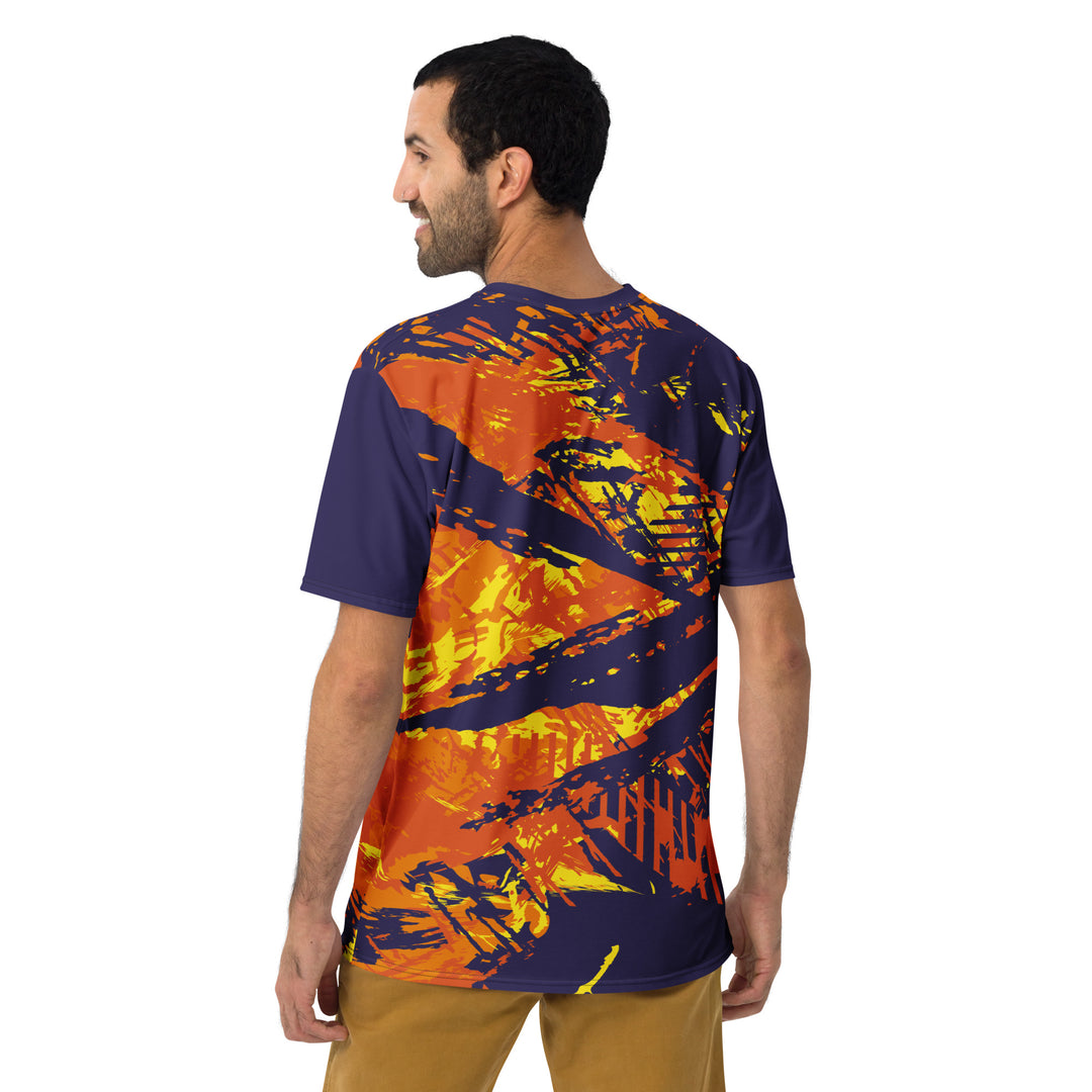 Premium Men's Jersey - Purple-Orange Nerve