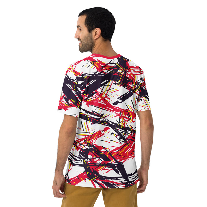 Premium Men's Jersey - White-Red Chaos