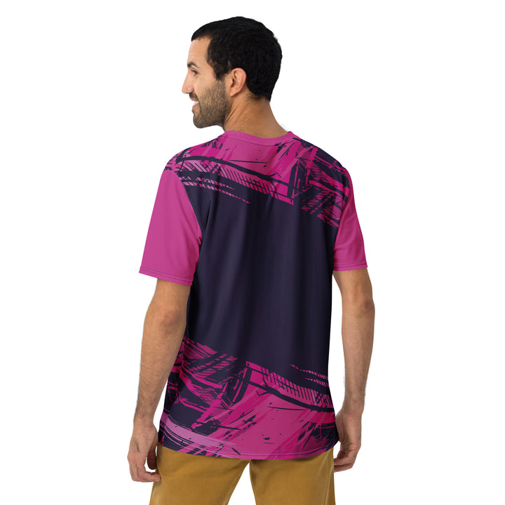 Premium Men's Jersey - Purple-Pink Escape