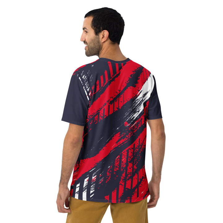 Premium Men's Jersey - Grey-Red Rush