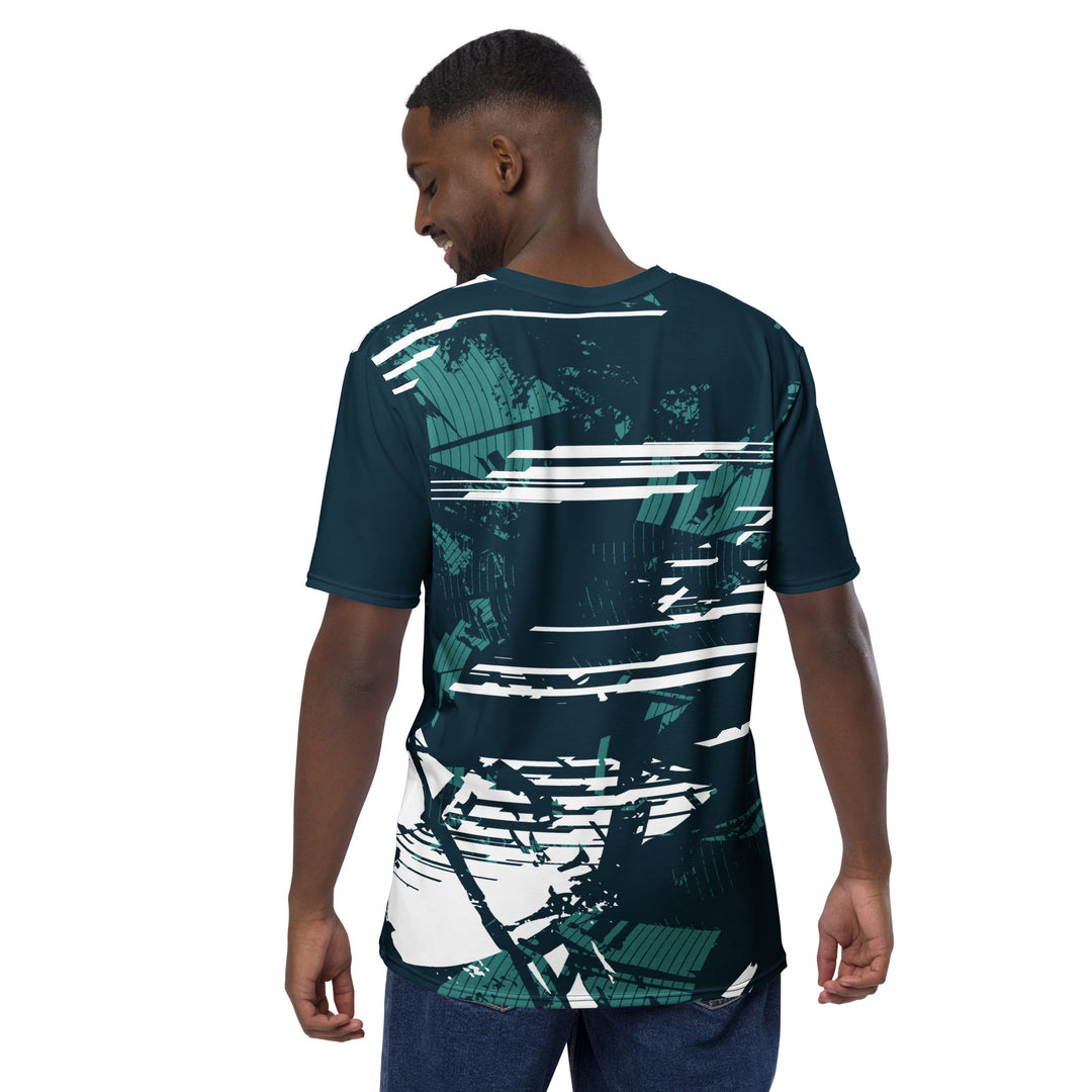 Premium Men's Jersey - Green-White Aware