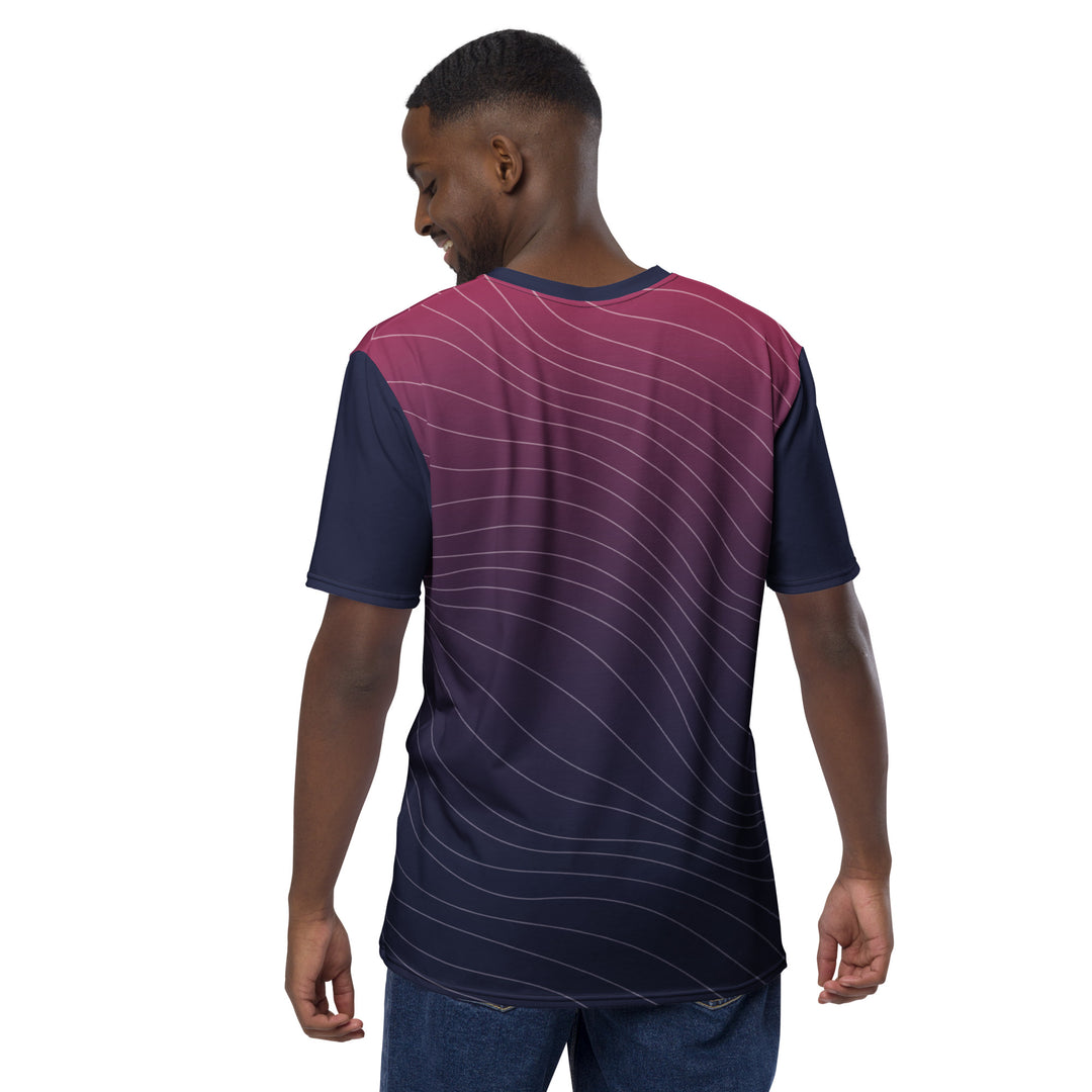 Premium Men's Jersey - Purple Map