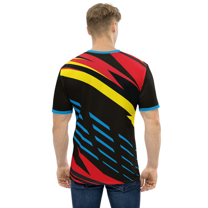 Premium Men's Jersey - Black-Blue Super