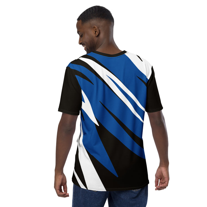 Premium Men's Jersey - Black-Blue Fast