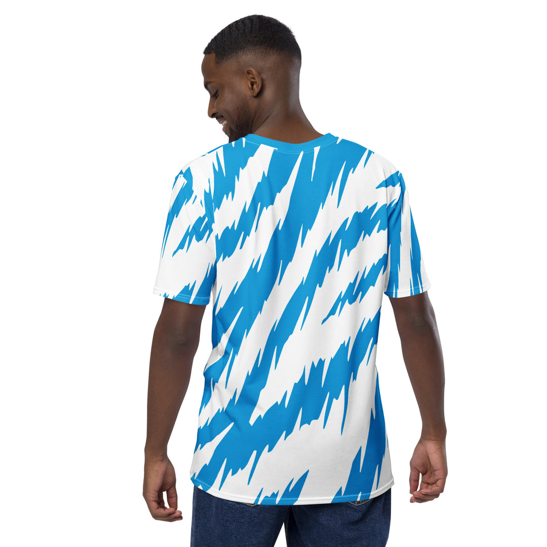 Premium Men's Jersey - White-Blue Safari