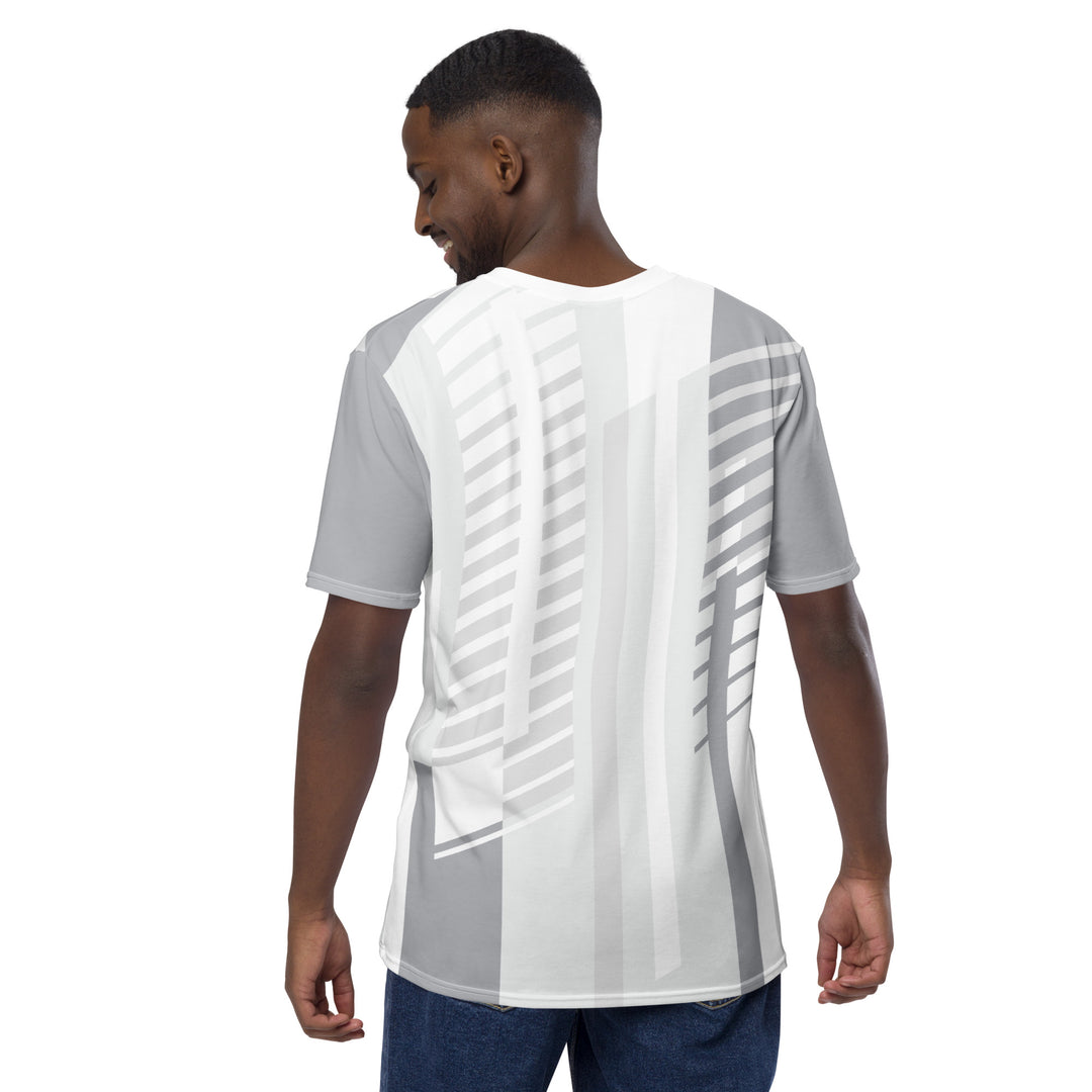 Premium Men's Jersey - Grey-White Tracks