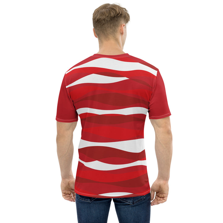 Premium Men's Jersey - Red-White Water