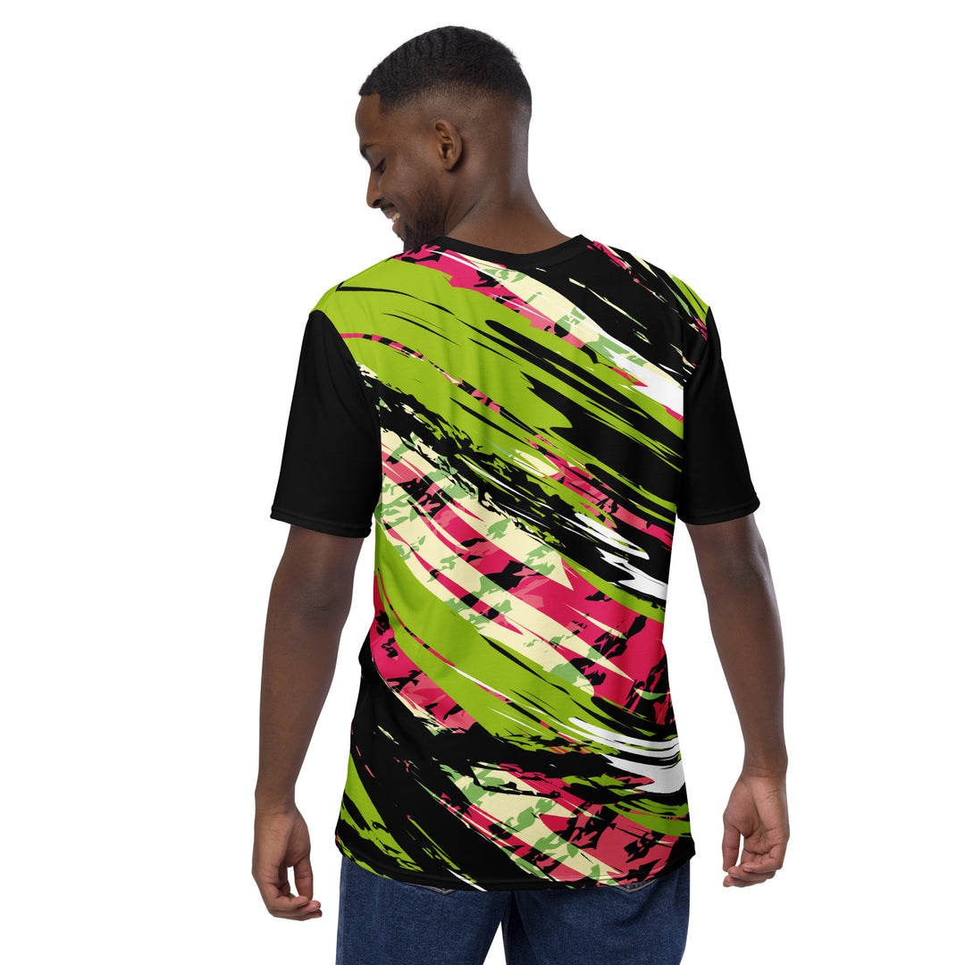 Premium Men's Jersey - Black-Green Drive