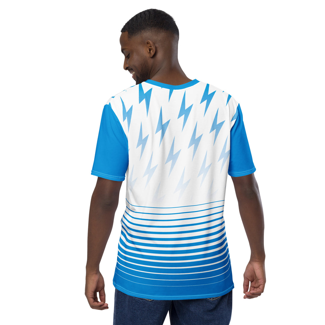 Premium Men's Jersey - Blue-White Bolt