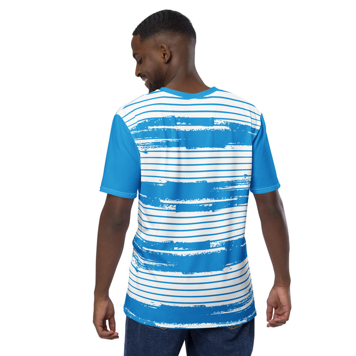 Premium Men's Jersey - Blue-White Candy