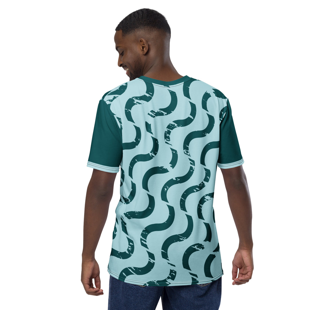 Premium Men's Jersey - Green Wave