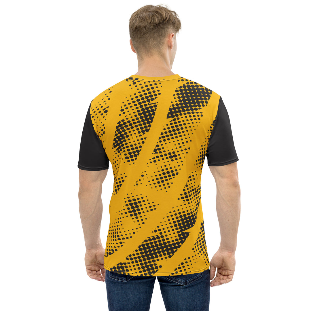 Premium Men's Jersey - Yellow-Black Haltfone