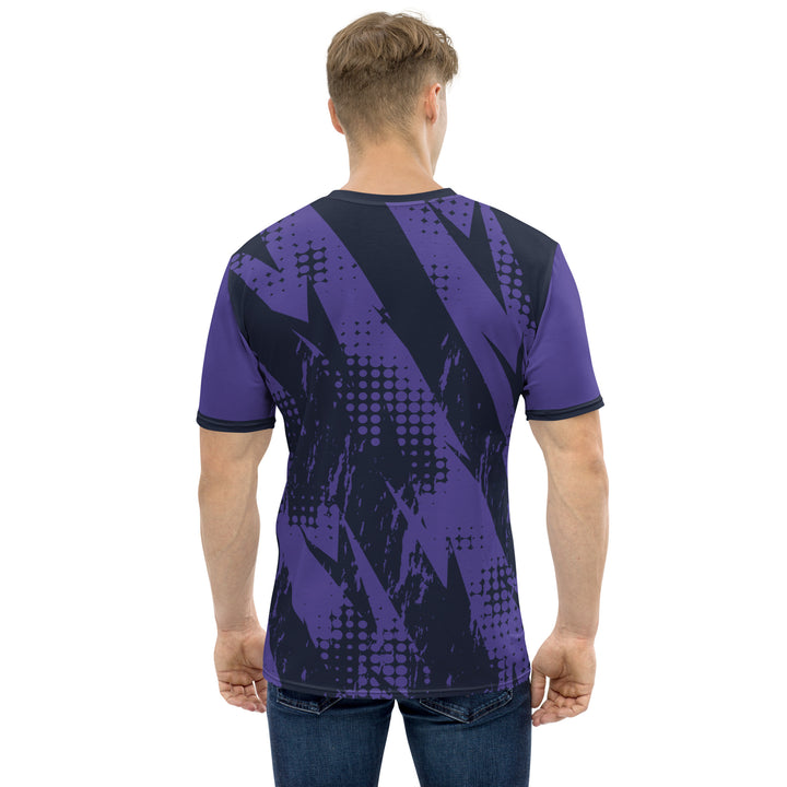 Premium Men's Jersey - Purple-Black Bolt