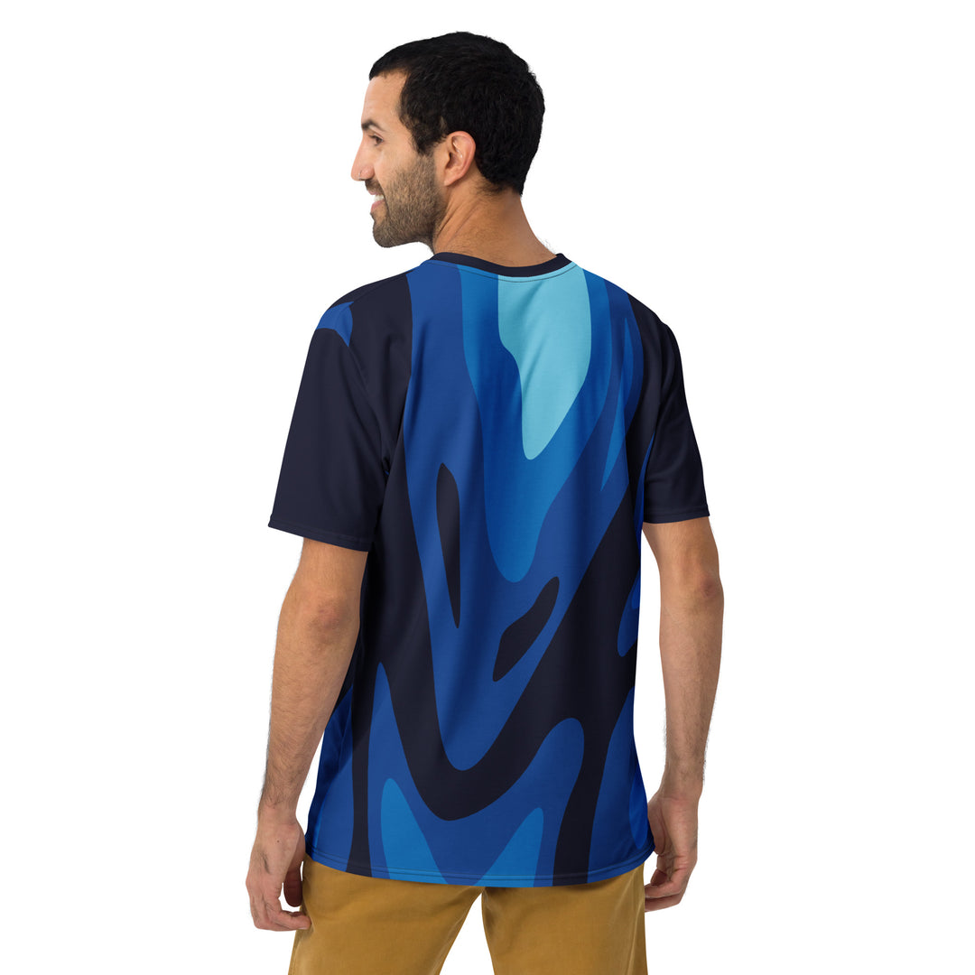 Premium Men's Jersey - Blue Paint