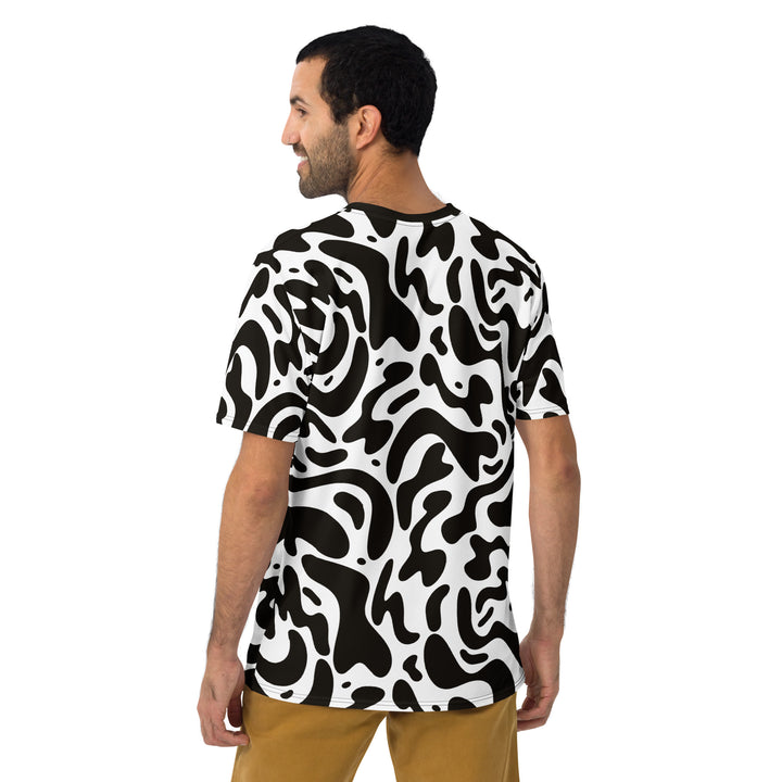 Premium Men's Jersey - Black-White Sketch