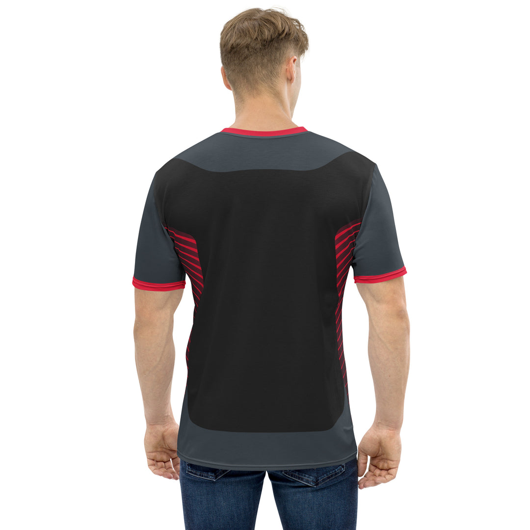 Premium Men's Jersey - Black-Red Hermes