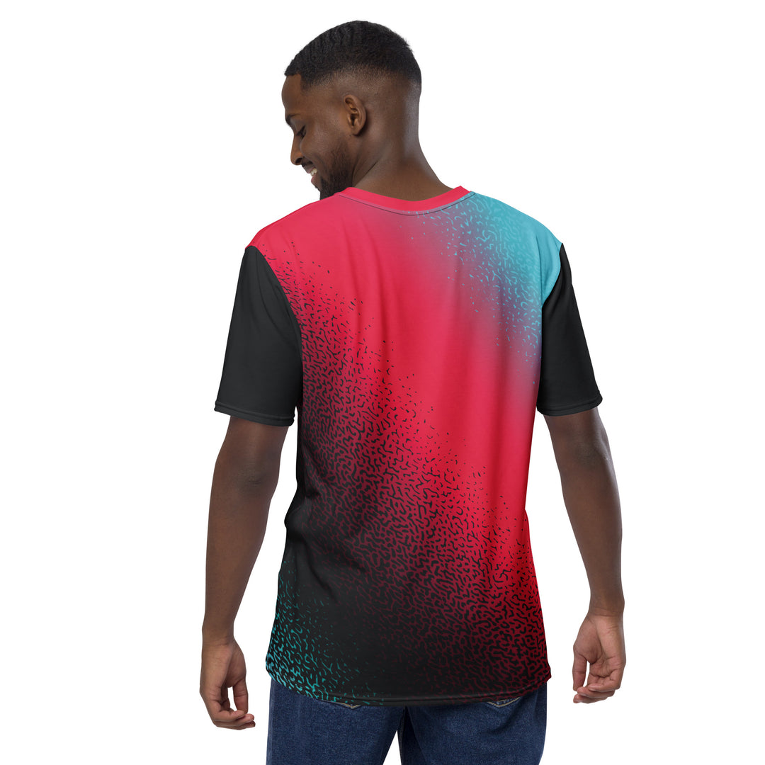 Premium Men's Jersey - Black-Red Dots