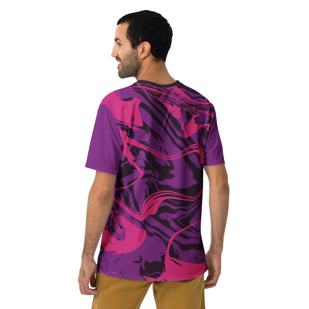 Premium Men's Jersey - Purple-Pink Smoke