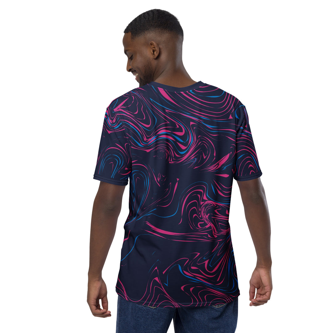 Premium Men's Jersey - Purple-Pink Blend