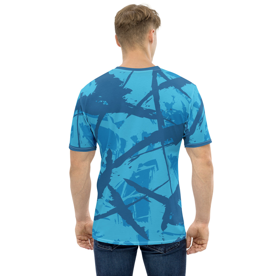 Premium Men's Jersey - Blue Chaos