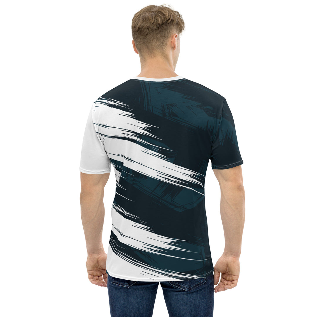 Premium Men's Jersey - Blue-White Shine