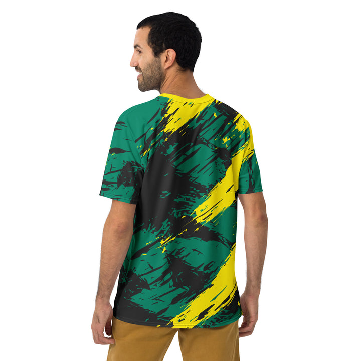 Premium Men's Jersey - Green-Yellow Riot