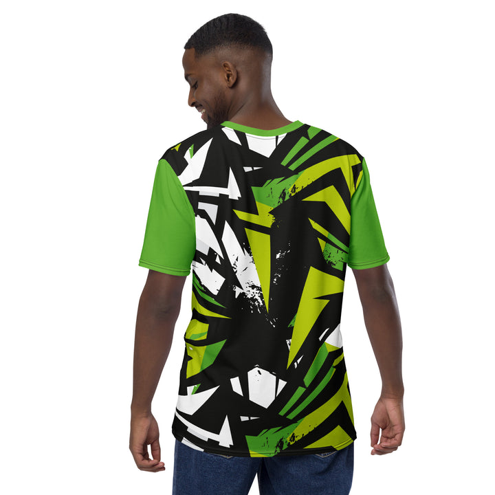 Premium Men's Jersey - Black-Green Break