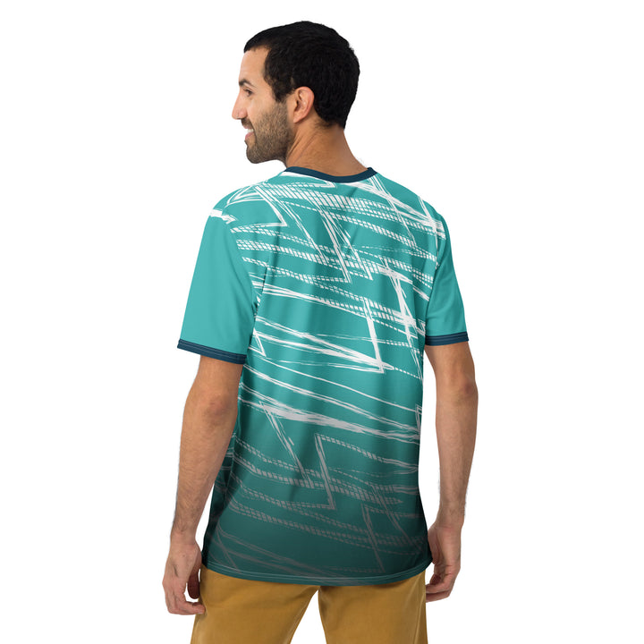 Premium Men's Jersey - Turquoise-White Street