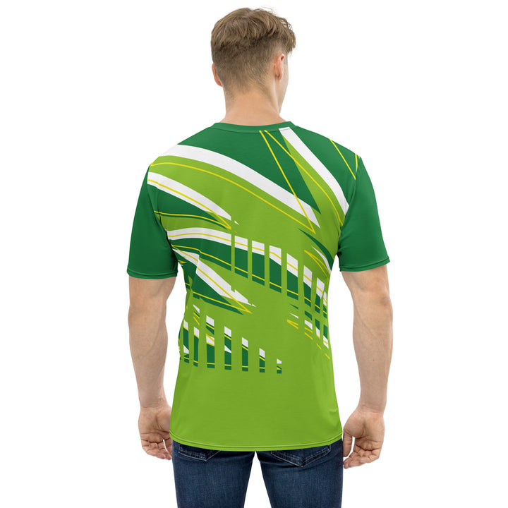 Premium Men's Jersey - Green-White Barrier