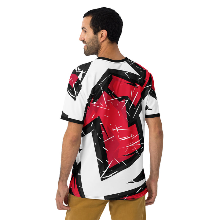 Premium Men's Jersey - White-Red Sparks