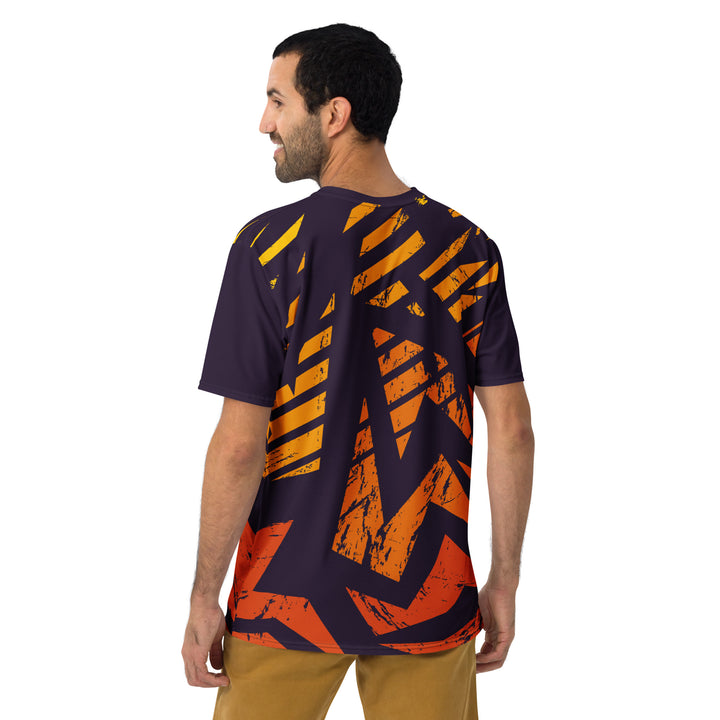 Premium Men's Jersey - Brown-Orange Sharp