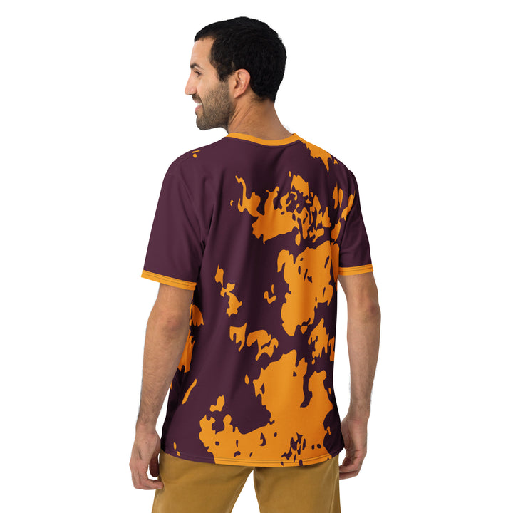 Premium Men's Jersey - Brown-Orange Marks