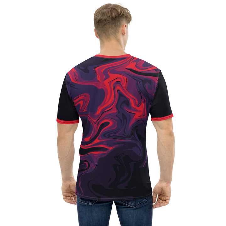 Premium Men's Jersey - Black-Red Heat