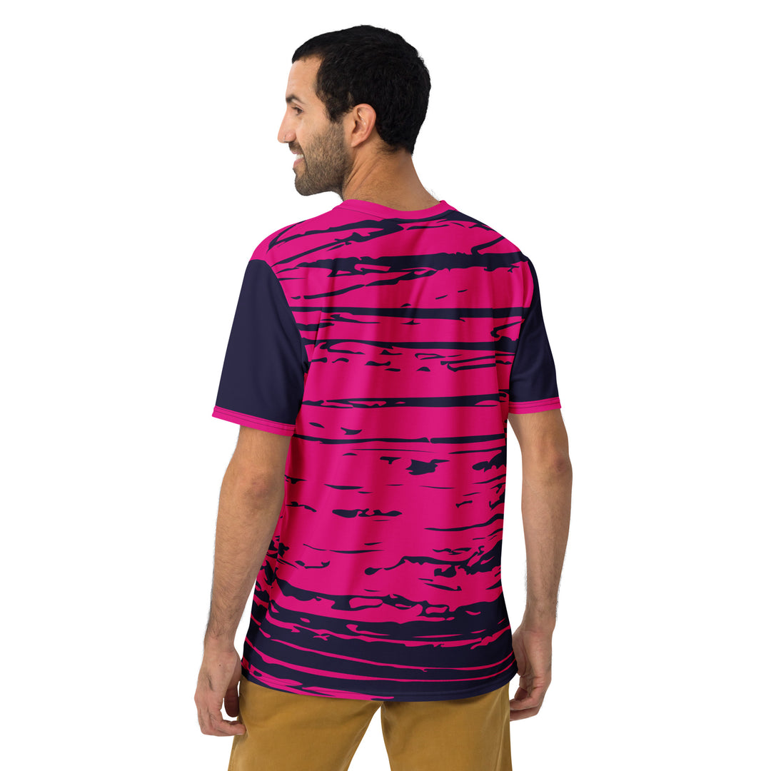 Premium Men's Jersey - Pink-Black Layer