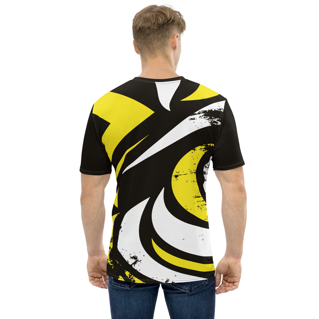 Premium Men's Jersey - Black-Yellow Street