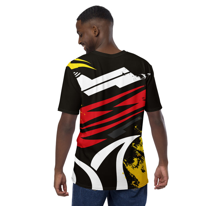 Premium Men's Jersey - Black-Red Street