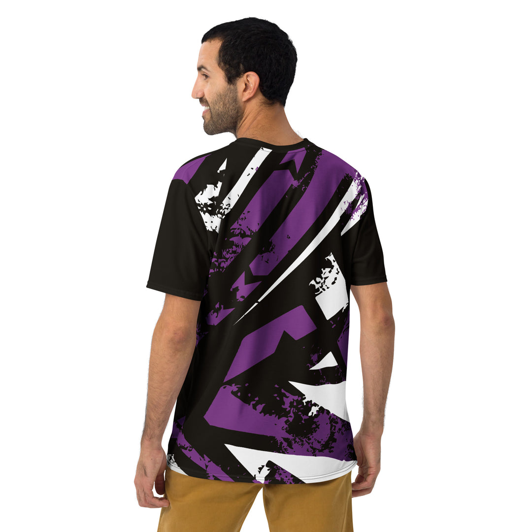 Premium Men's Jersey - Black-Purple Charge