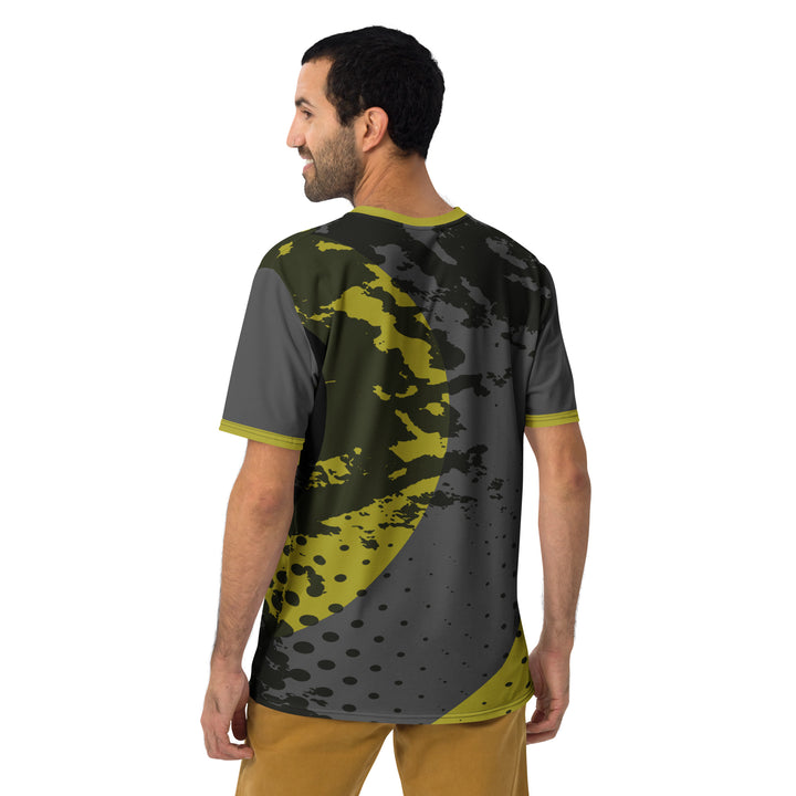 Premium Men's Jersey - Grey-Yellow Moon