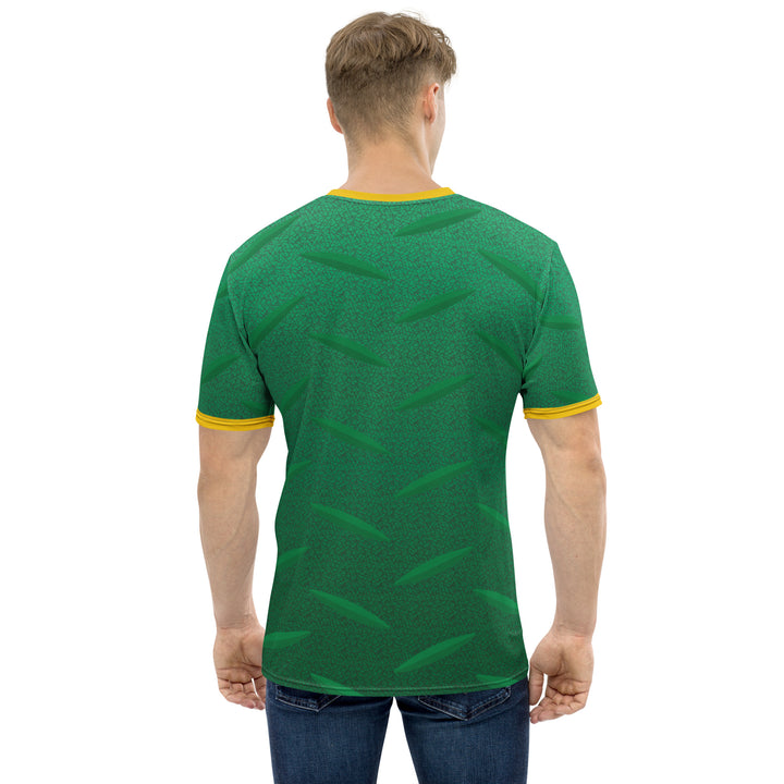 Premium Men's Jersey - Green-Yellow Metal