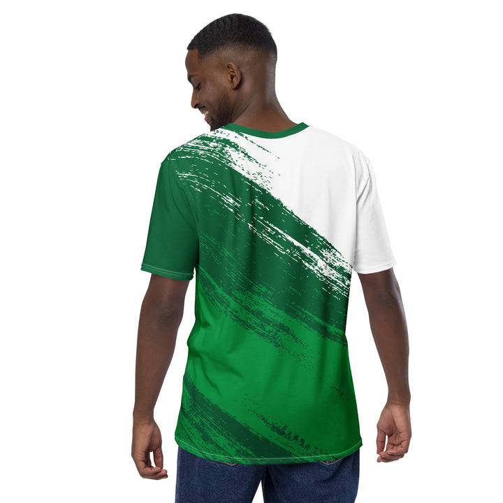 Premium Men's Jersey - Green-White Up