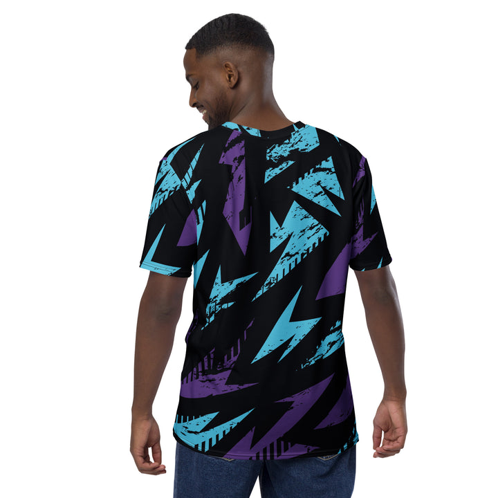 Premium Men's Jersey - Blue-Purple Split