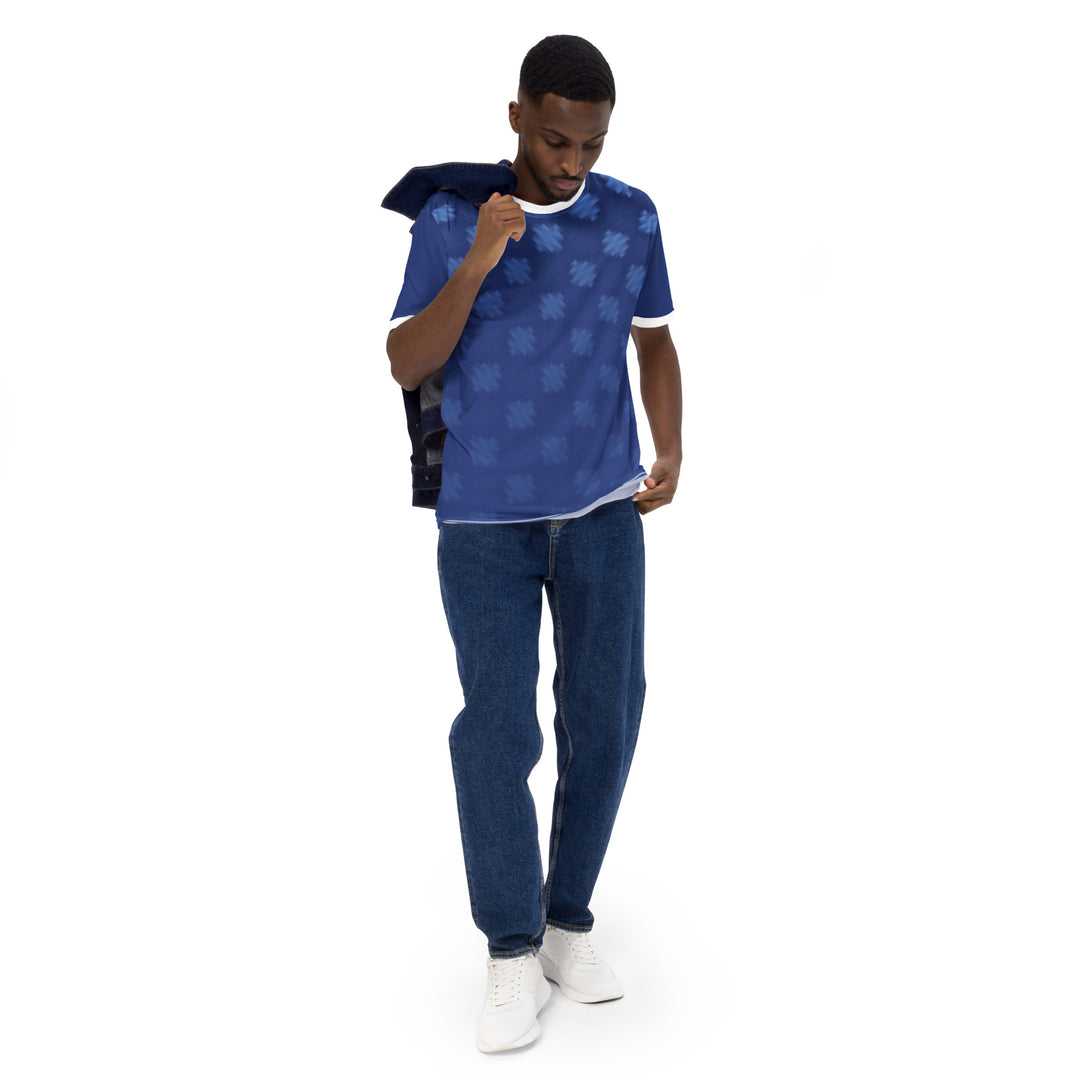 Premium Men's Jersey - Blue Blur