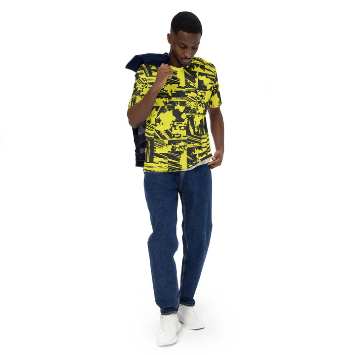 Premium Men's Jersey - Yellow-Black Story