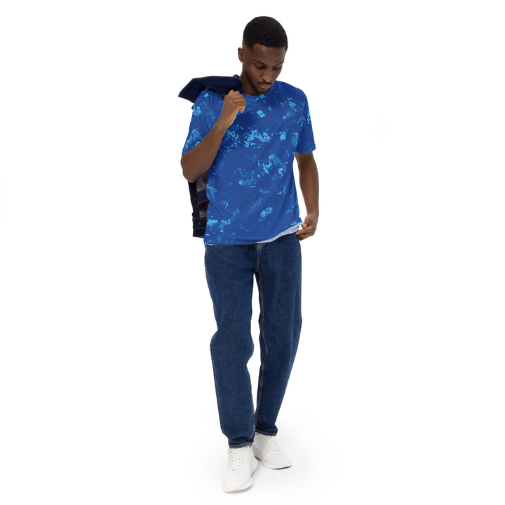 Premium Men's Jersey - Blue Swirl