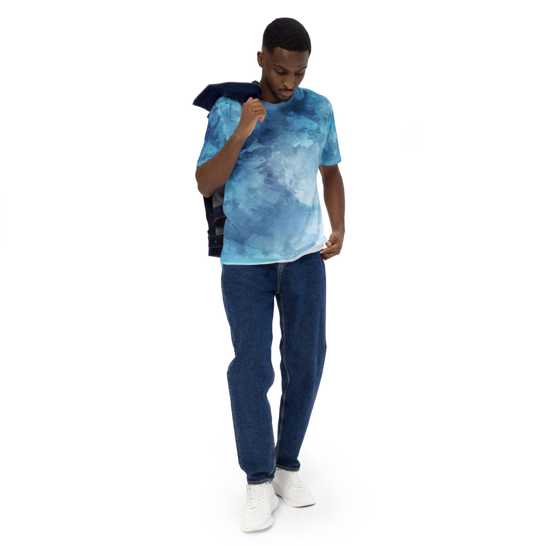 Premium Men's Jersey - Blue Smoke