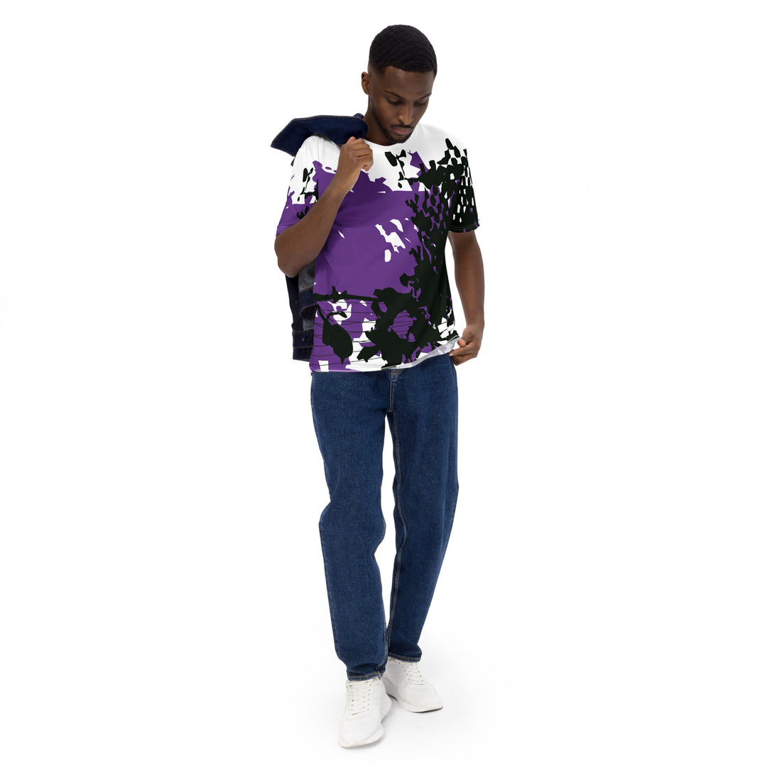 Premium Men's Jersey - White-Purple Beast