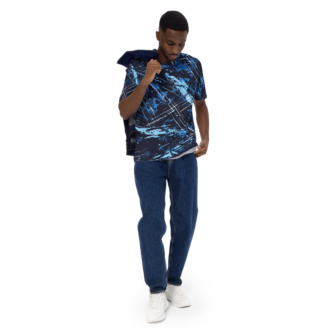 Premium Men's Jersey - Blue Battle